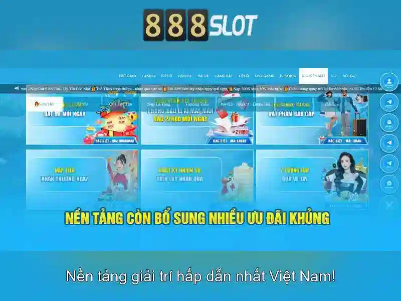 888slot: Cổng chơi slot trực tuyến với trải nghiệm đỉnh cao 1 Đăng Nhập