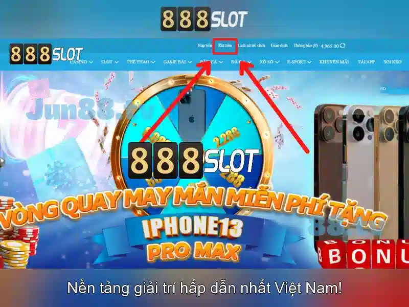 888slot: Trải nghiệm chơi slot trực tuyến đáng tin cậy 1 Đăng Nhập